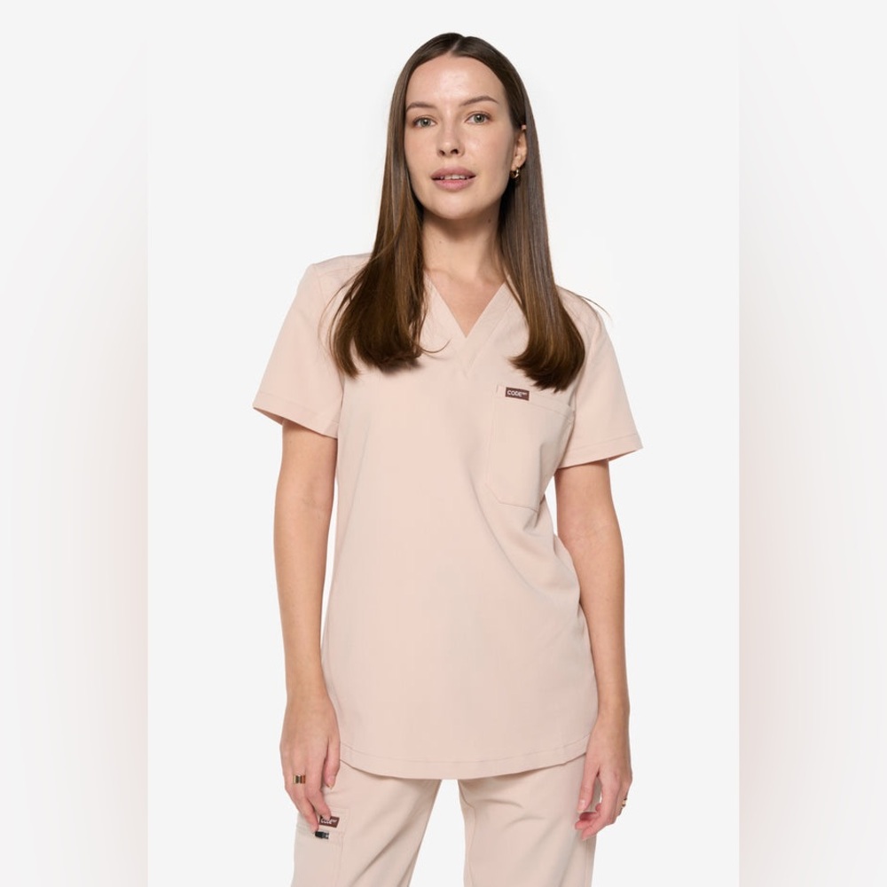 Code Next Scrub Top- Hazelnut